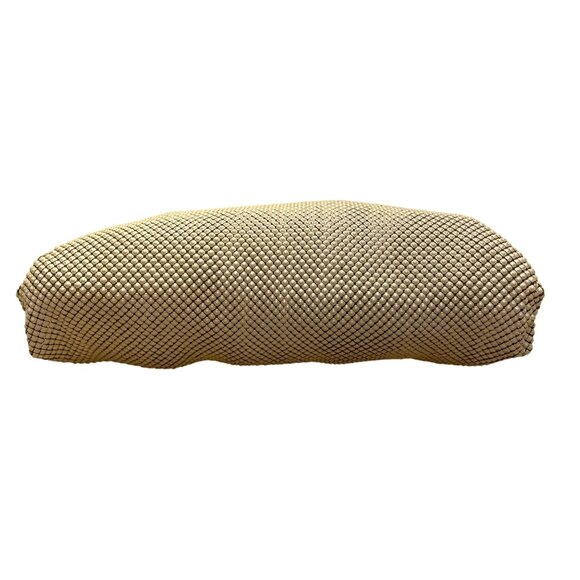 Whiting & Davis Made In USA Women’s White Mesh Vintage Evening Clutch Bag - Picture 7 of 9